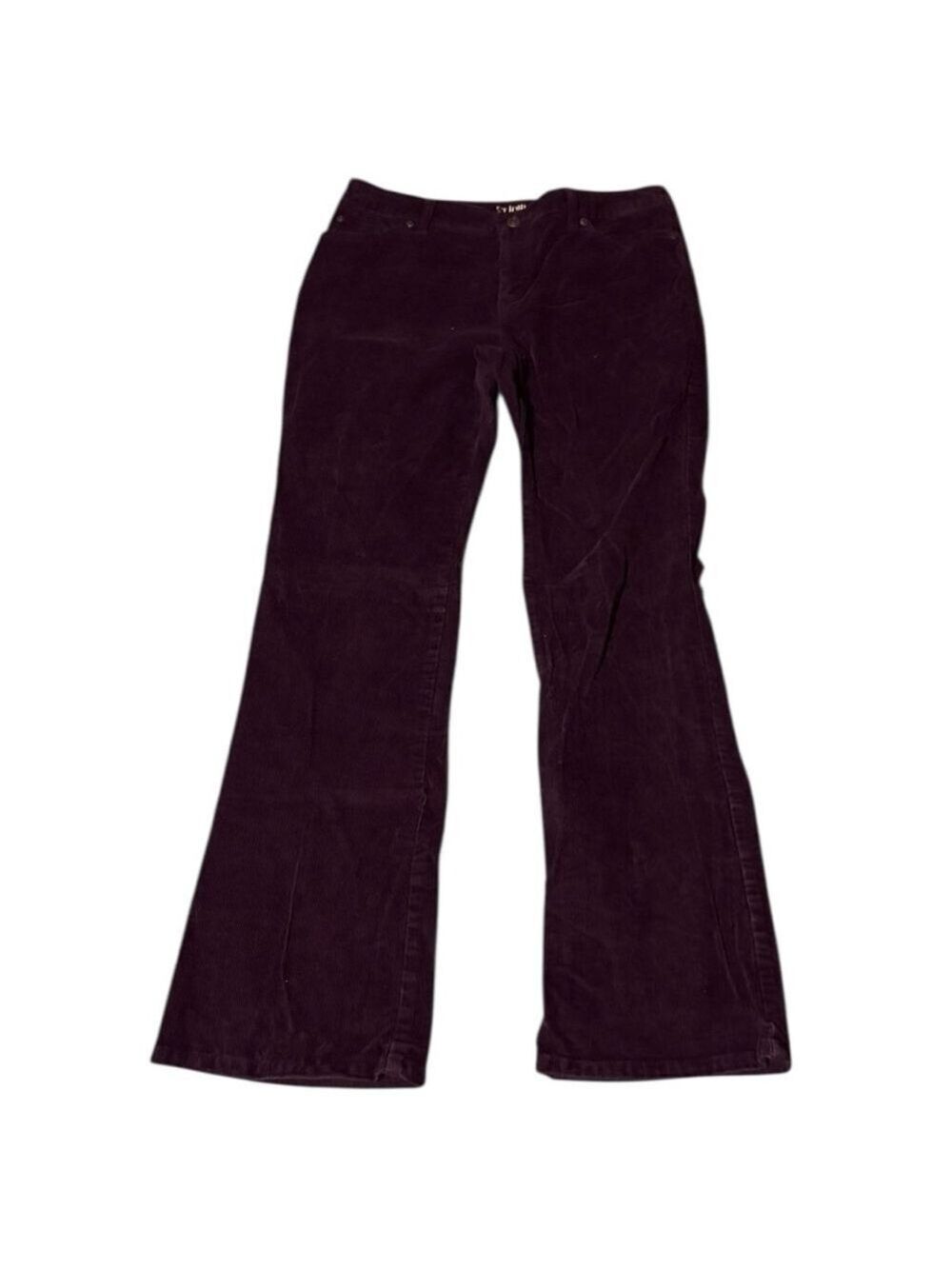 St. John's Bay Brown Corduroy Boot Cut Pants Size 10